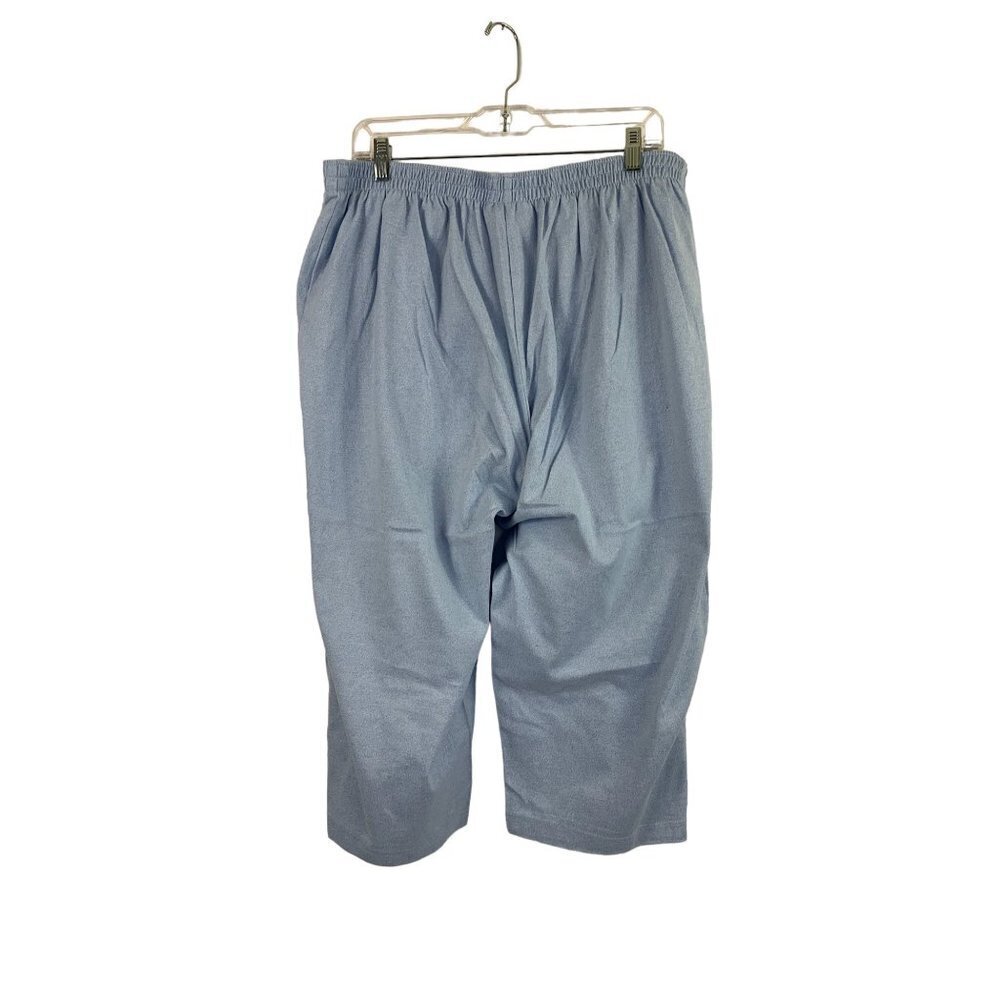 Cathy Daniels Women's Light Blue Capris - Picture 2 of 7